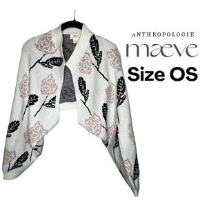 Maeve Anthropologie Rose Cropped Cardigan One Size NWT